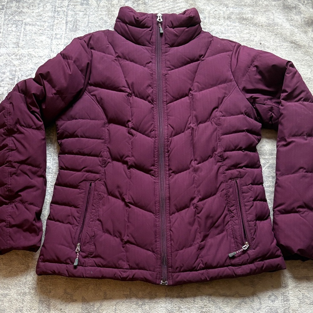 Lands' End Women's Plum Puffer Jacket